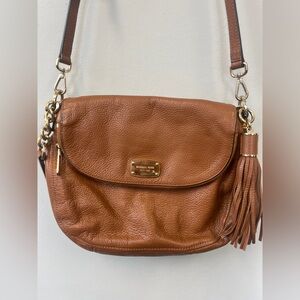 Michael Kors Brown Bedford Tassel Leather‎ Convertible Shoulder Crossbody Bag